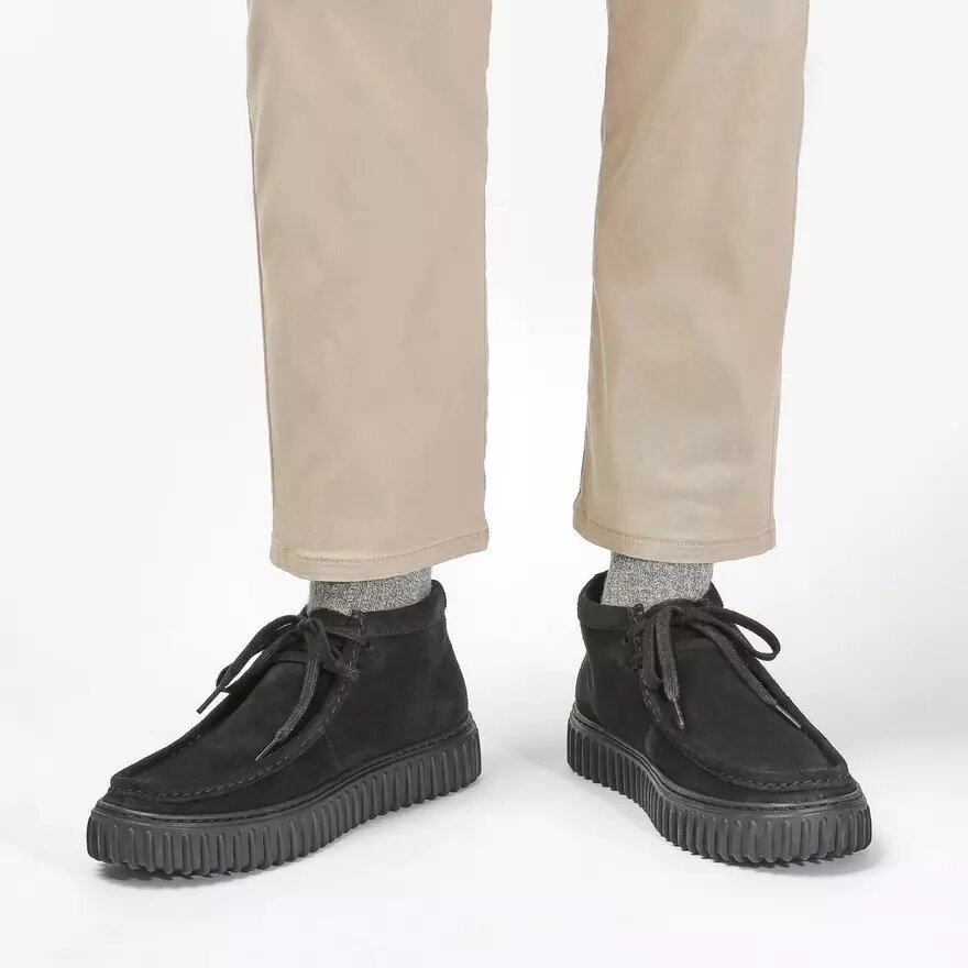 Torhill Hi svarta ankelboots i mocka Torhill Hi svarta ankelboots i mocka