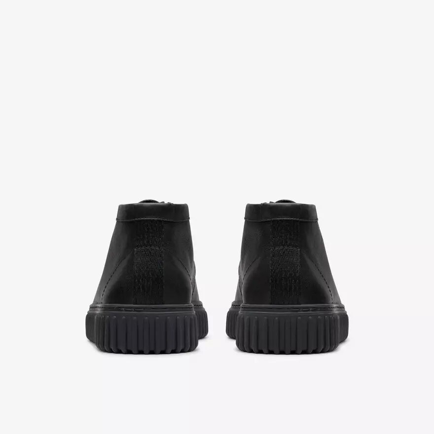 Torhill Hi svarta läderankelboots för herr Torhill Hi svarta läderankelboots för herr