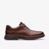 Un Briley Pace-Oxfords i brunt läder för herr | Clark’s Un Briley Pace-Oxfords i brunt läder för herr | Clark’s
