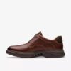 Un Briley Pace-Oxfords i brunt läder för herr | Clark’s Un Briley Pace-Oxfords i brunt läder för herr | Clark’s
