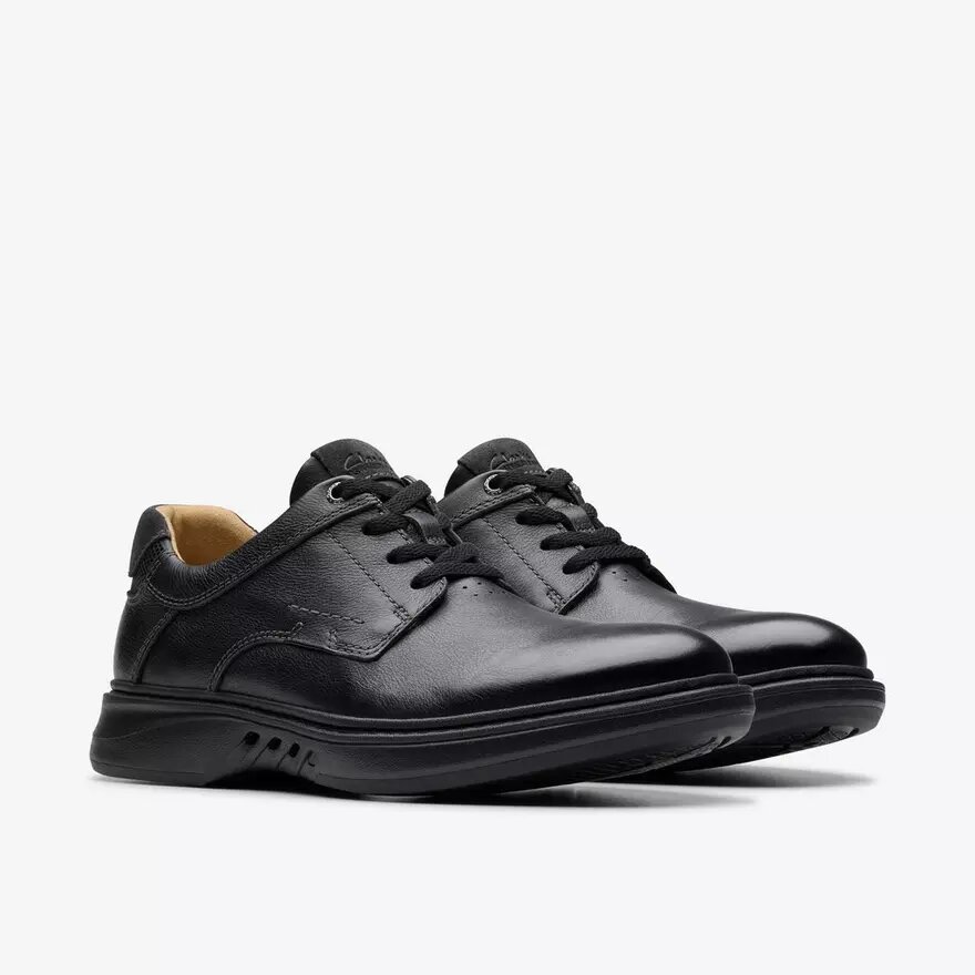 Un Briley Pace svarta Oxfords i läder för herr | Clark’s Un Briley Pace svarta Oxfords i läder för herr | Clark’s