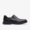 Un Briley Step Loafer i svart läder för herr | clarks