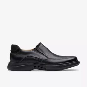 Un Briley Step Loafer i svart läder för herr | clarks