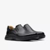 Un Briley Step Loafer i svart läder för herr | clarks