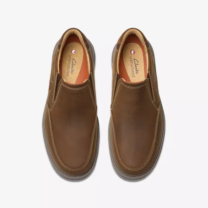 Un Briley Step-Loafers för herr i bivaxbehandlat läder | Clark’s Un Briley Step-Loafers för herr i bivaxbehandlat läder | Clark’s