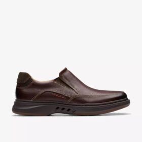 Un Briley Step-loafers i mahognyfärgat läder för herr | clarks