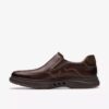 Un Briley Step-loafers i mahognyfärgat läder för herr | clarks Un Briley Step-loafers i mahognyfärgat läder för herr | clarks