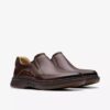 Un Briley Step-loafers i mahognyfärgat läder för herr | clarks Un Briley Step-loafers i mahognyfärgat läder för herr | clarks