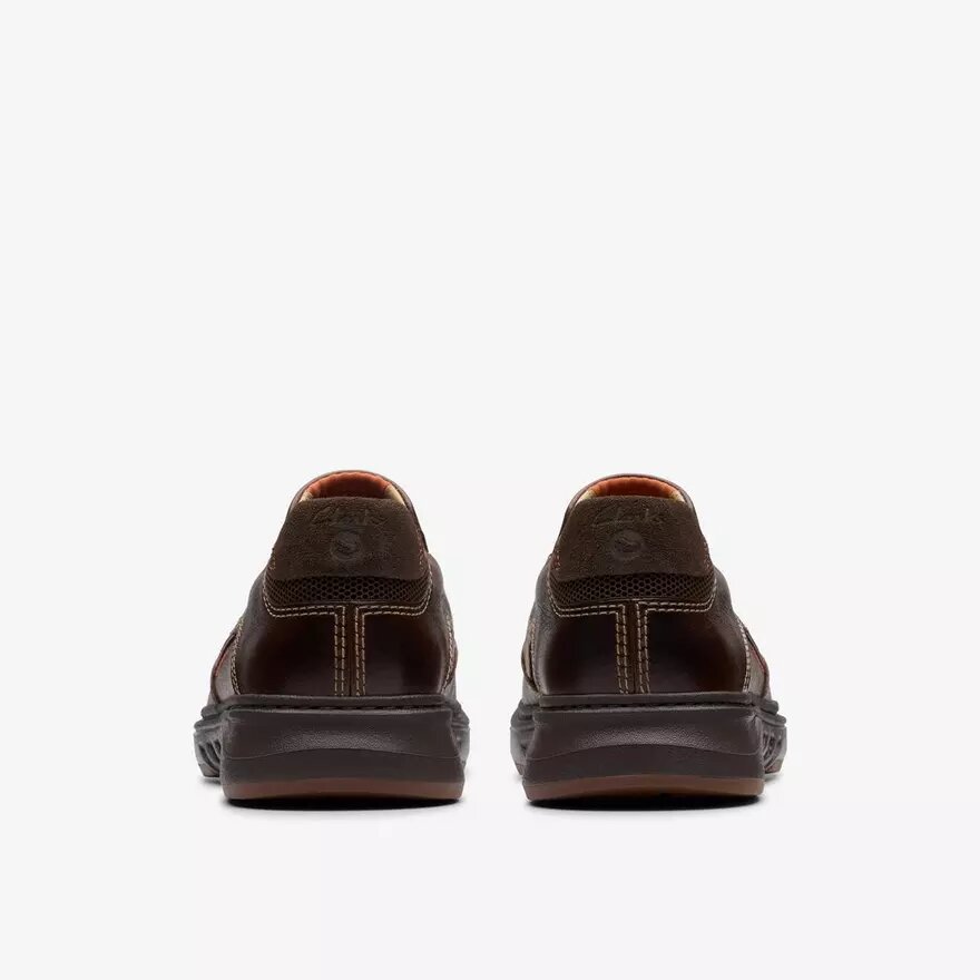 Un Briley Step-loafers i mahognyfärgat läder för herr | clarks Un Briley Step-loafers i mahognyfärgat läder för herr | clarks
