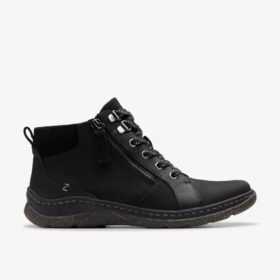 Vattentäta Chelsea boots i svart läder för damer från Orlene Top
