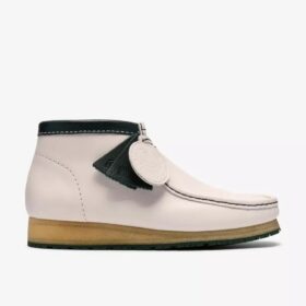 Walla Boot Rb för herr i vitt läder från Wallabees