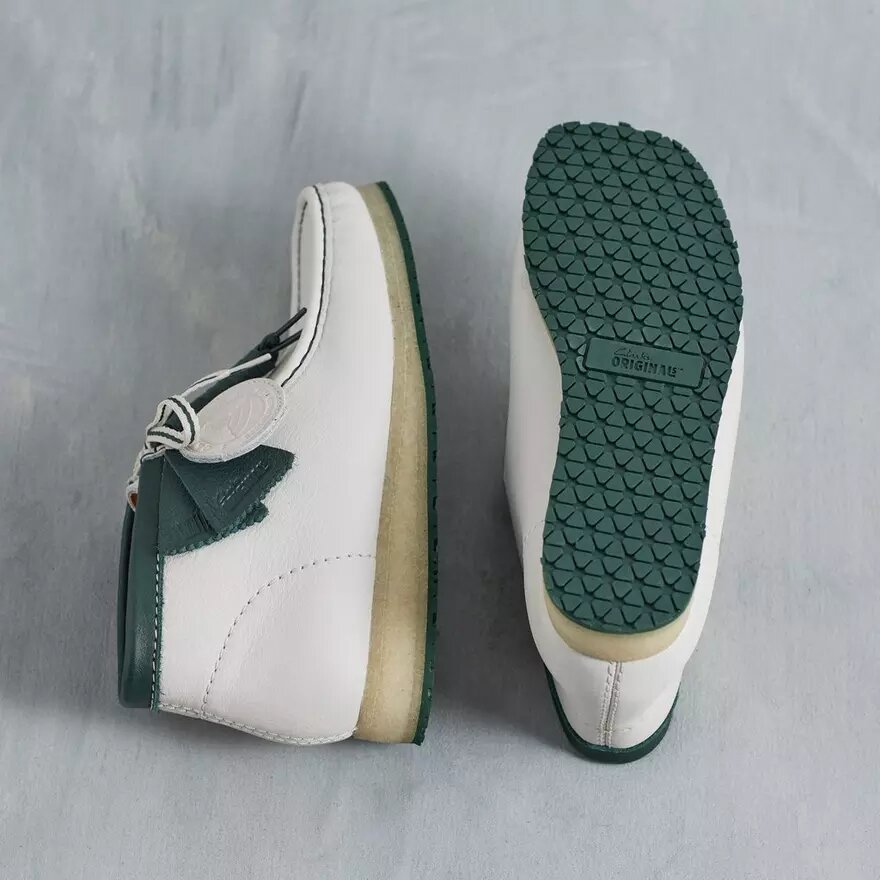 Walla Boot Rb för herr i vitt läder från Wallabees Walla Boot Rb för herr i vitt läder från Wallabees