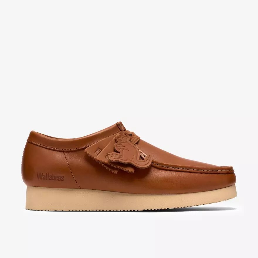 Wallabee 2604 för herrar i brunt läder Wallabee 2604 för herrar i brunt läder