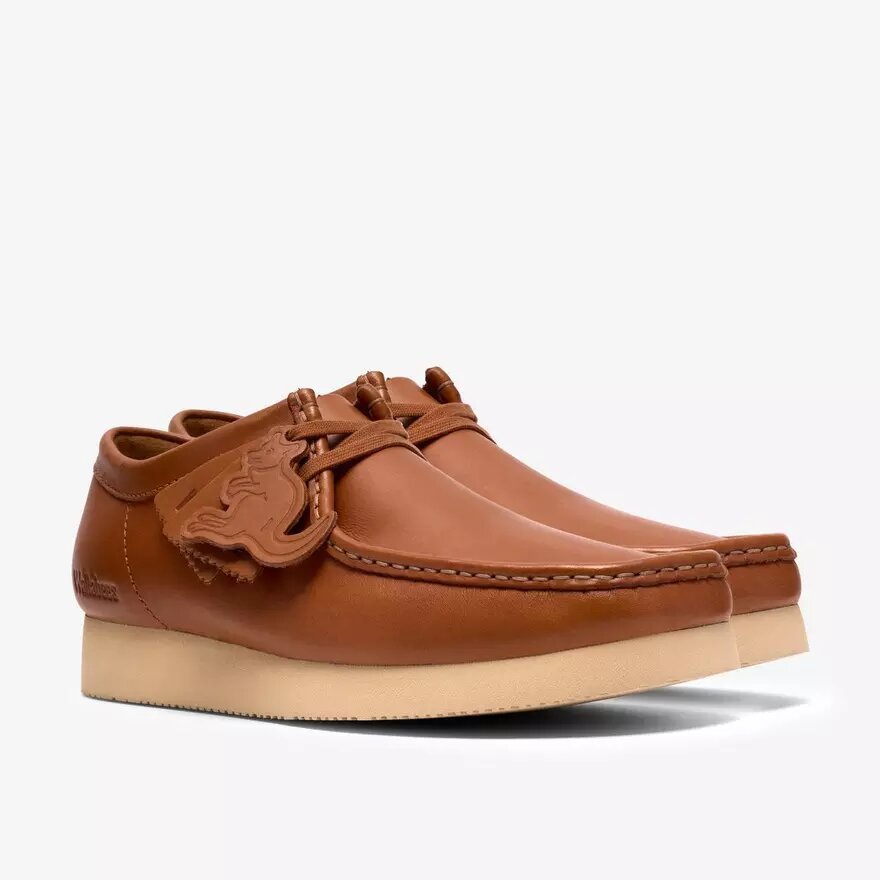 Wallabee 2604 för herrar i brunt läder Wallabee 2604 för herrar i brunt läder