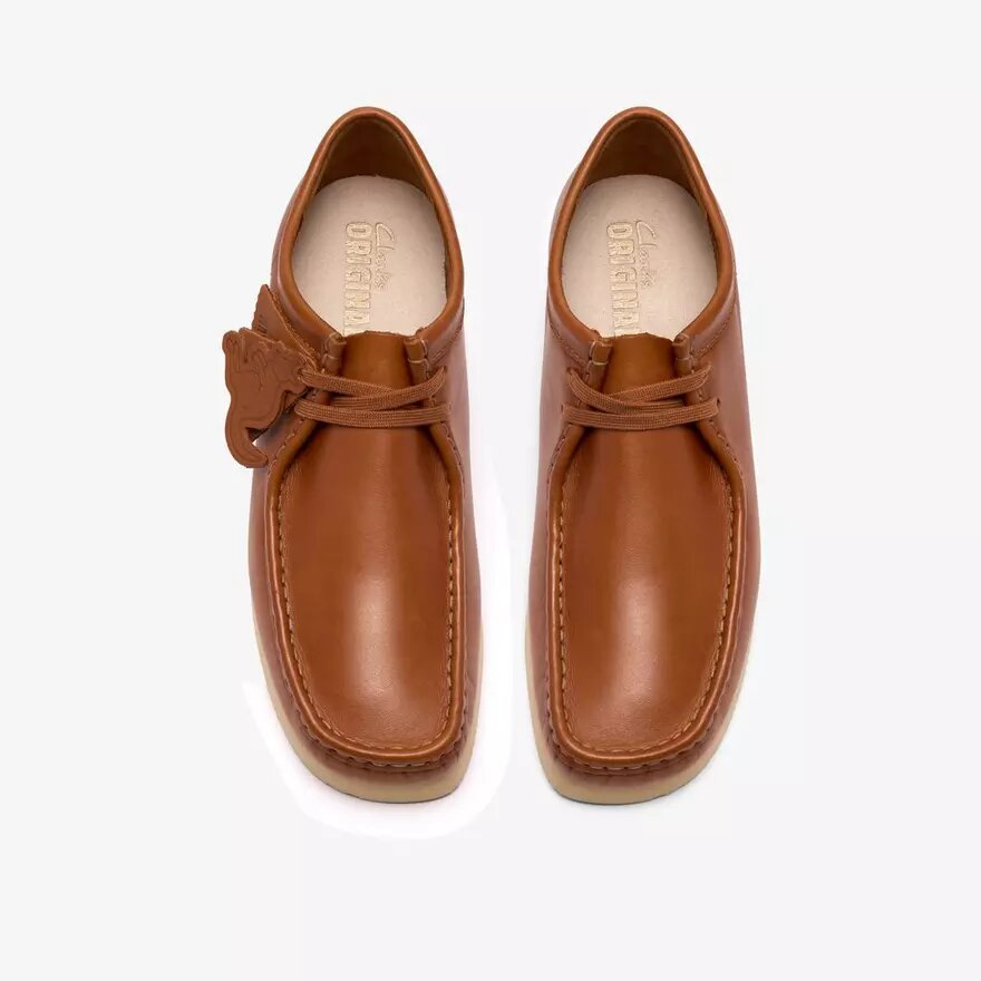 Wallabee 2604 för herrar i brunt läder Wallabee 2604 för herrar i brunt läder