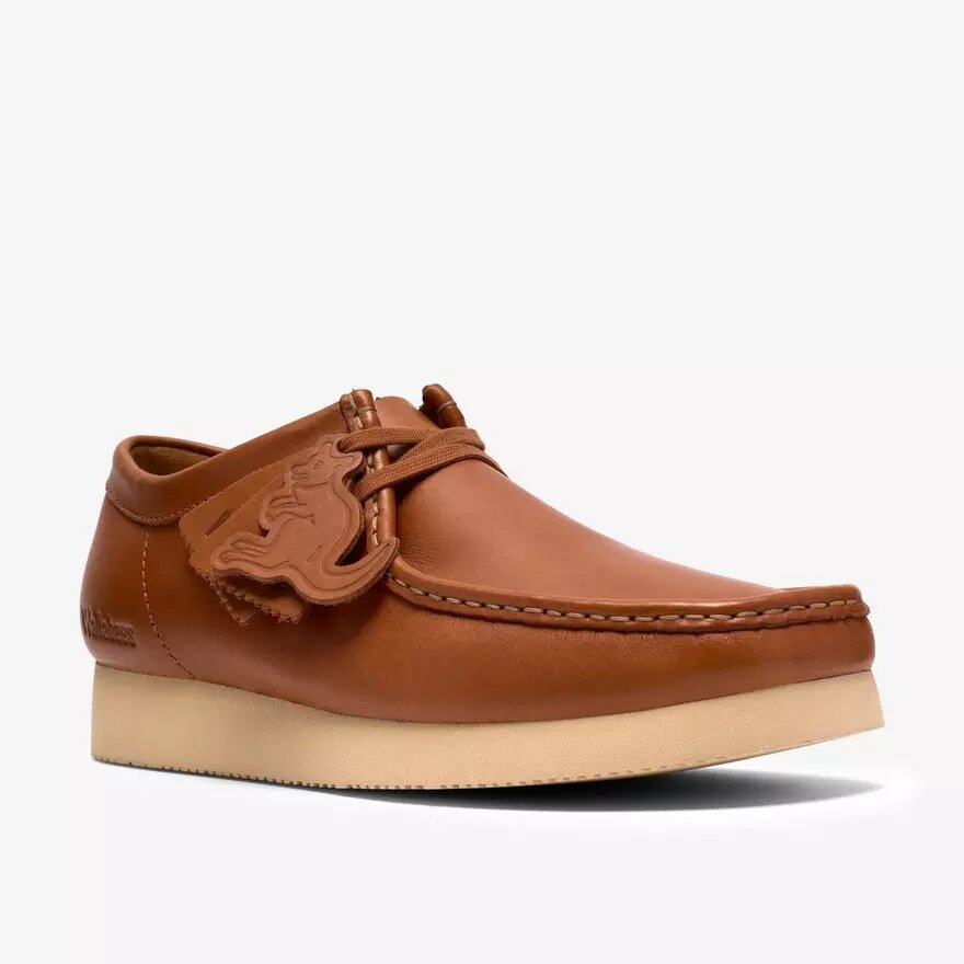 Wallabee 2604 för herrar i brunt läder Wallabee 2604 för herrar i brunt läder