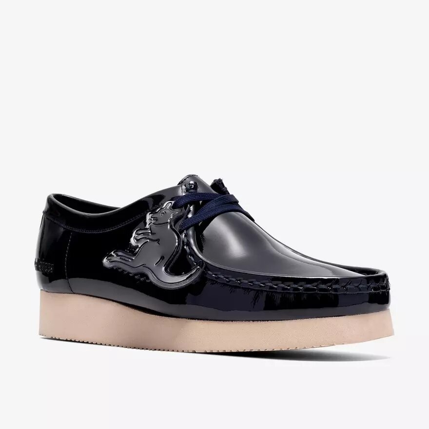 Wallabee 2604 Navy i lack för dam Wallabee 2604 Navy i lack för dam