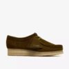 Wallabee för damer i olivgrönt mocka Wallabee för damer i olivgrönt mocka