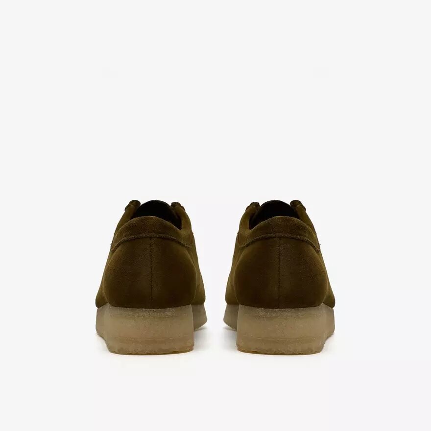 Wallabee för damer i olivgrönt mocka Wallabee för damer i olivgrönt mocka