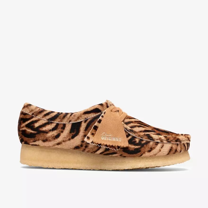 Wallabee för damer med tigermönster Wallabee för damer med tigermönster