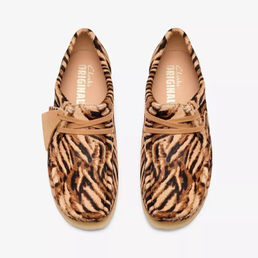 Wallabee för damer med tigermönster Wallabee för damer med tigermönster