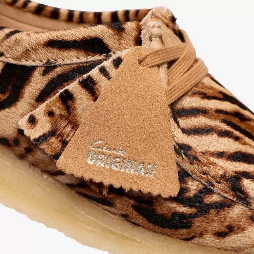 Wallabee för damer med tigermönster Wallabee för damer med tigermönster