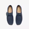 Wallabee för herr i denimblått mocka Wallabee för herr i denimblått mocka