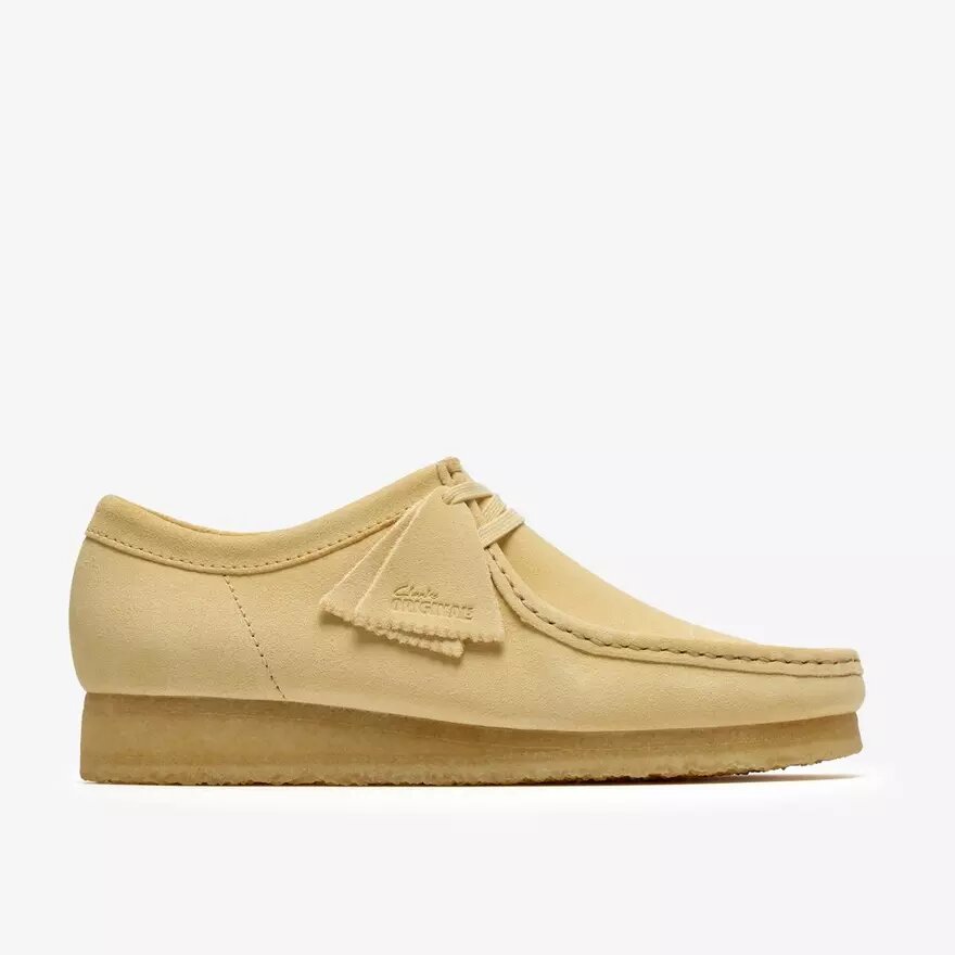 Wallabee för herr i ljusgult mocka Wallabees Wallabee för herr i ljusgult mocka Wallabees