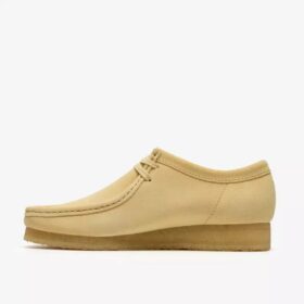 Wallabee för herr i ljusgult mocka Wallabees