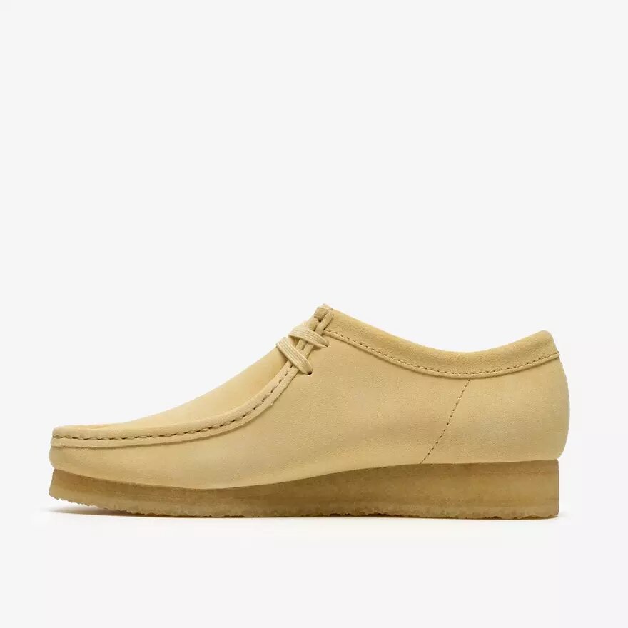 Wallabee för herr i ljusgult mocka Wallabees Wallabee för herr i ljusgult mocka Wallabees