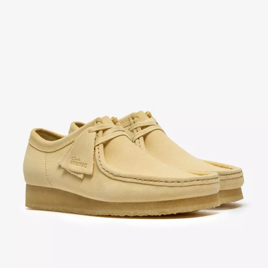 Wallabee för herr i ljusgult mocka Wallabees Wallabee för herr i ljusgult mocka Wallabees