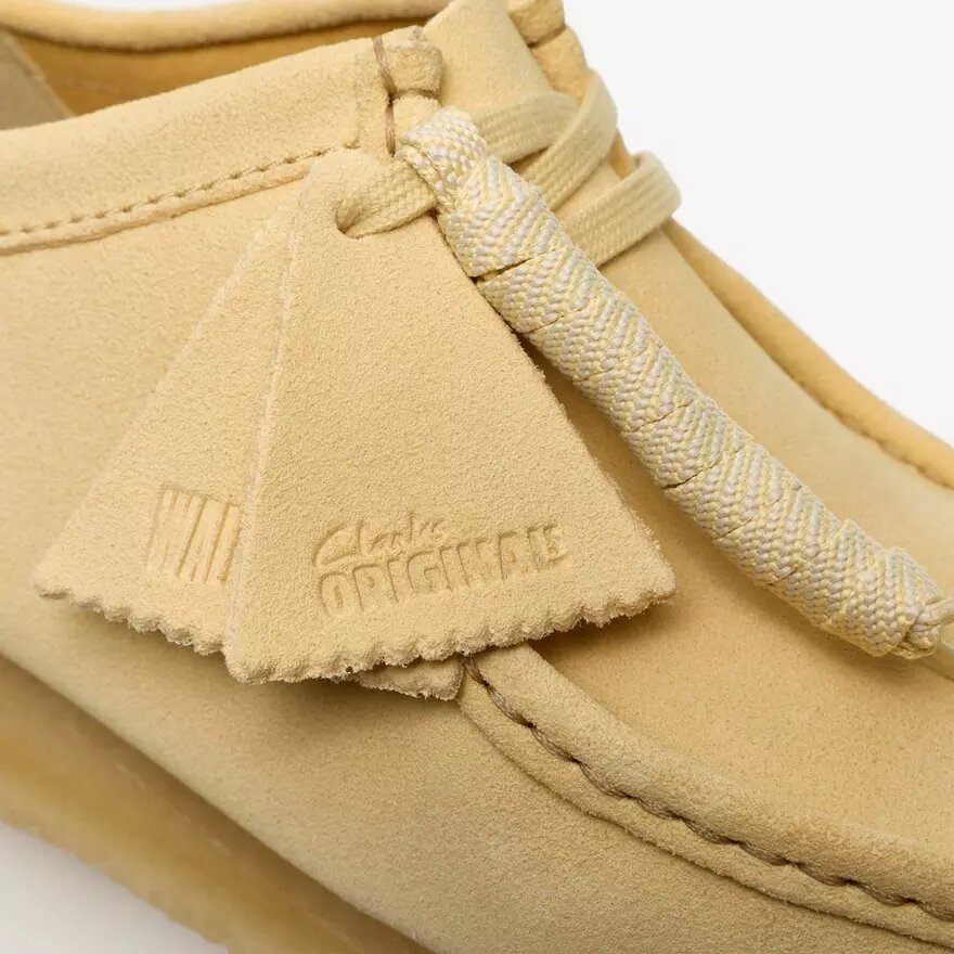 Wallabee för herr i ljusgult mocka Wallabees Wallabee för herr i ljusgult mocka Wallabees