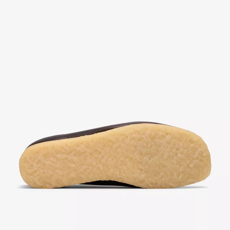 Wallabee för herr i mörkbrunt läder Wallabee för herr i mörkbrunt läder