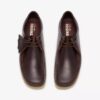 Wallabee för herr i mörkbrunt läder Wallabee för herr i mörkbrunt läder