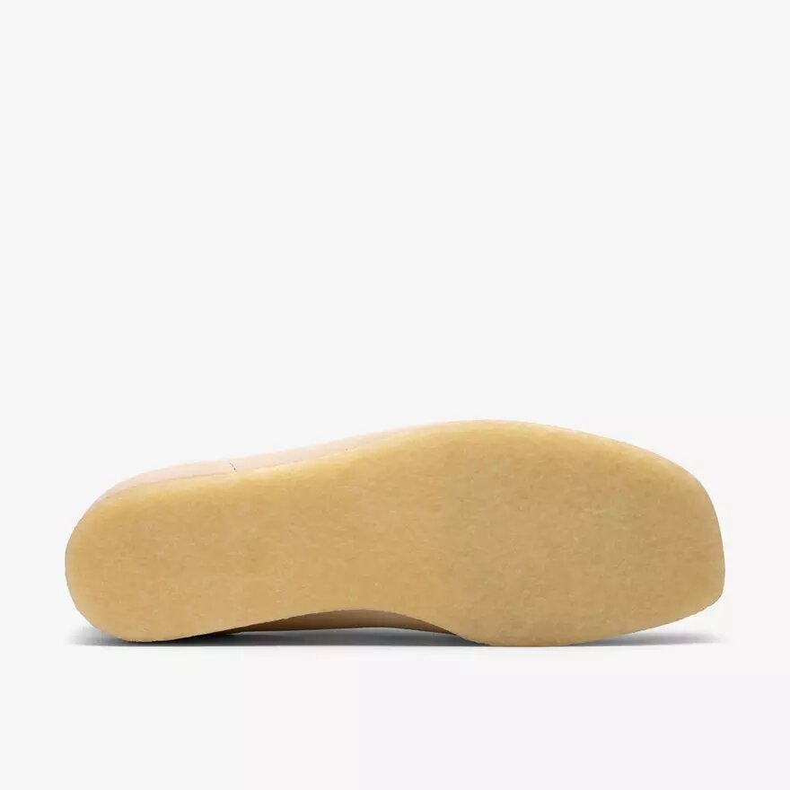 Wallabee för herr i vitt kombinerat läder Wallabee för herr i vitt kombinerat läder