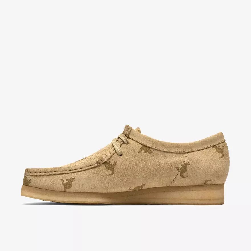 Wallabee för herrar i kombination av lönn-mönster Wallabee för herrar i kombination av lönn-mönster