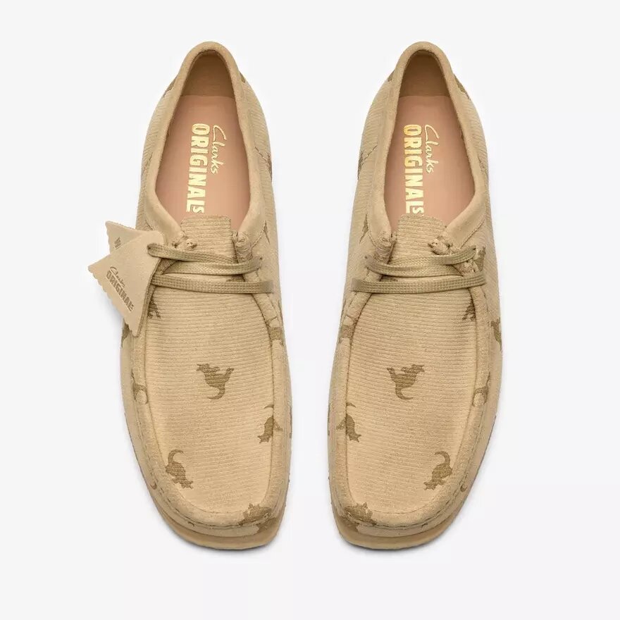 Wallabee för herrar i kombination av lönn-mönster Wallabee för herrar i kombination av lönn-mönster