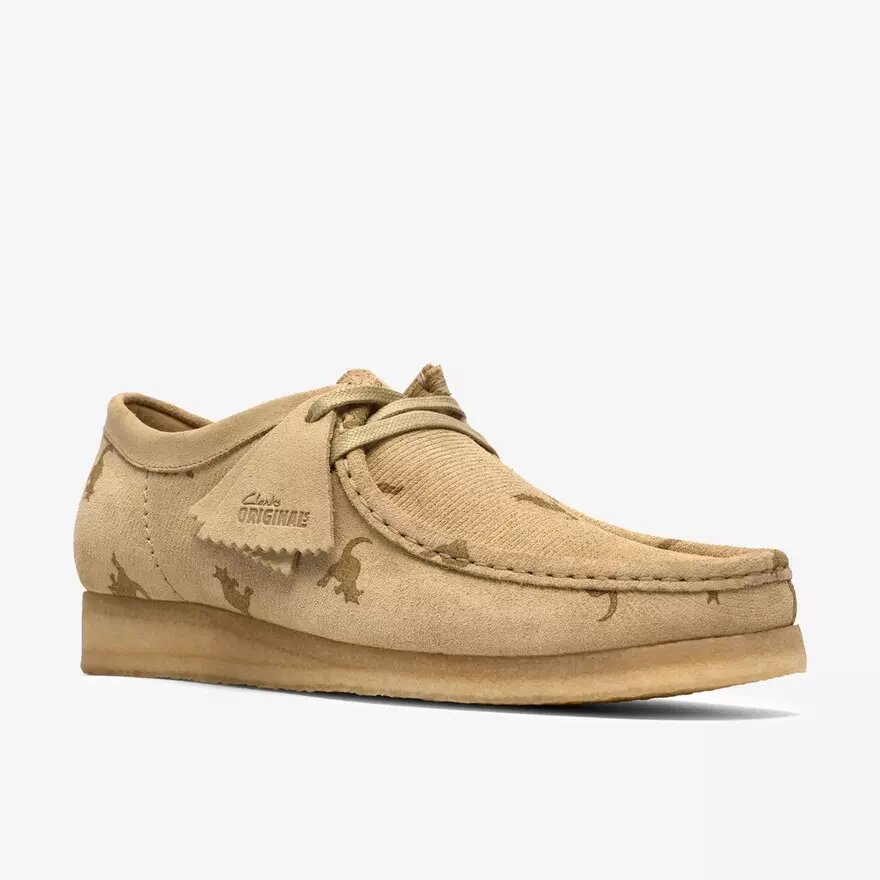 Wallabee för herrar i kombination av lönn-mönster Wallabee för herrar i kombination av lönn-mönster