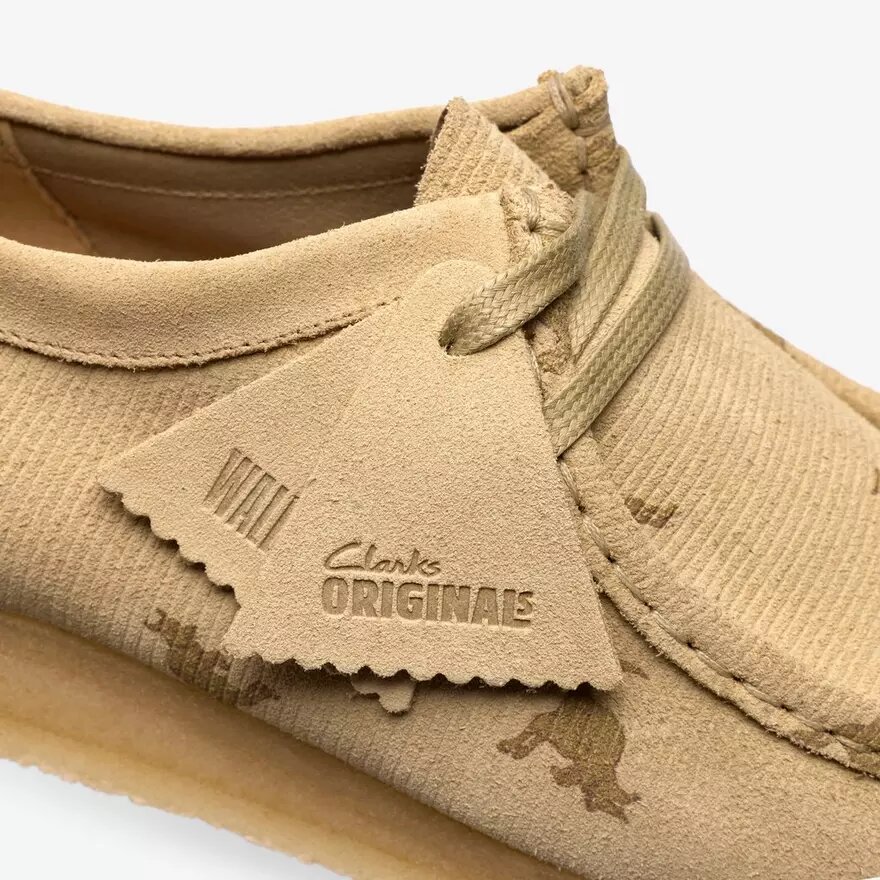 Wallabee för herrar i kombination av lönn-mönster Wallabee för herrar i kombination av lönn-mönster