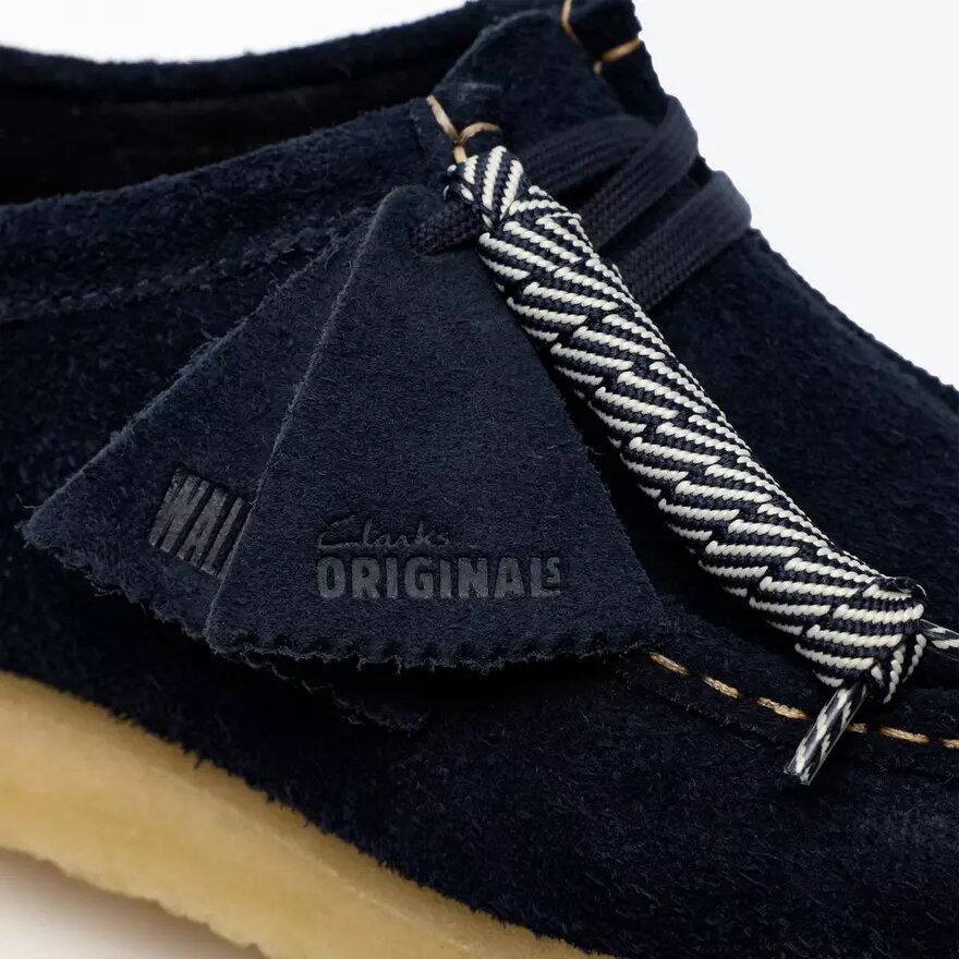 Wallabee för herrar i marinblått mocka Wallabees Wallabee för herrar i marinblått mocka Wallabees