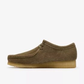 Wallabee för herrar i rökgrått mocka Wallabees