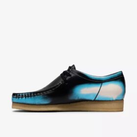 Wallabee för herrar – svarta Wallabees i borstat läder