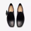 Wallabee för herrar – svarta Wallabees i borstat läder Wallabee för herrar – svarta Wallabees i borstat läder