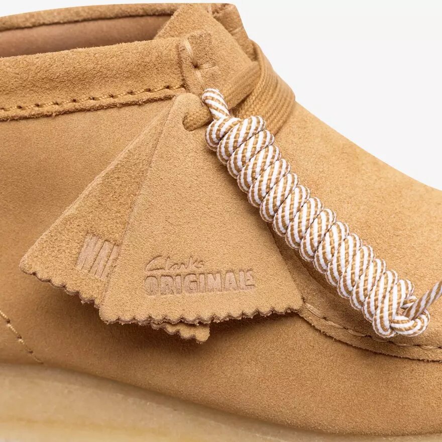Wallabee-känga för damer i tanfärgat mocka Wallabee-känga för damer i tanfärgat mocka