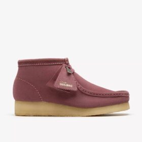 Wallabee-känga för damer. Rosabrunt mocka Wallabee-känga för damer. Rosabrunt mocka