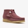 Wallabee-känga för damer. Rosabrunt mocka
