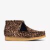 Wallabee-känga för herrar i leopardmönster Wallabee-känga för herrar i leopardmönster