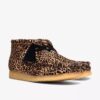 Wallabee-känga för herrar i leopardmönster Wallabee-känga för herrar i leopardmönster