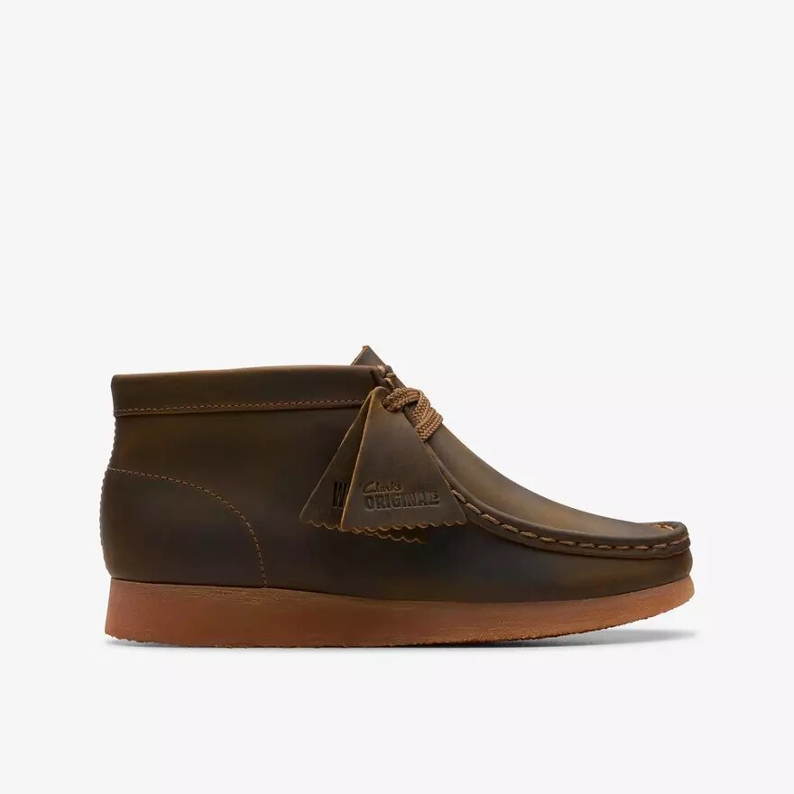 Wallabee-kängor för barn – äldre modell i bivax Wallabee-kängor för barn – äldre modell i bivax