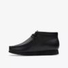 Wallabee-kängor för barn, äldre modell, svart läder Wallabee-kängor för barn, äldre modell, svart läder